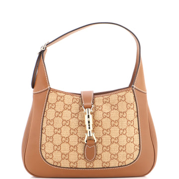 Gucci Jackie 1961 Hobo GG Raffia Medium