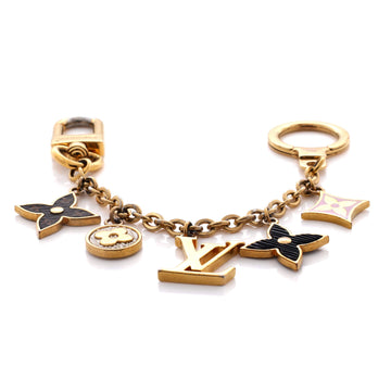 Louis Vuitton Flower Finesse Chain Bag Charm and Key Holder Metal and Crystals