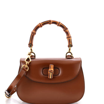 Gucci Bamboo 1947 Top Handle Bag Leather Small