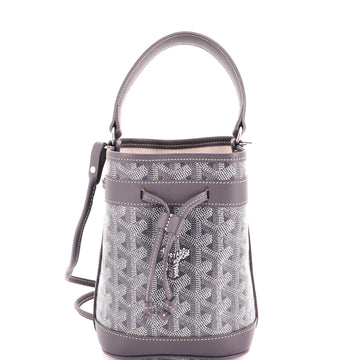 Goyard Petit Flot Bucket Bag Coated Canvas Mini