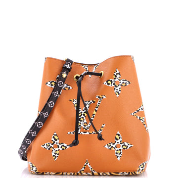 Louis Vuitton NeoNoe Handbag Limited Edition Jungle Monogram Giant