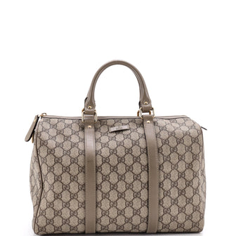 Gucci Joy Boston Bag GG Coated Canvas Medium