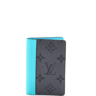 Louis Vuitton Pocket Organizer Monogram Eclipse and Leather