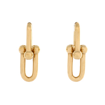 Tiffany & Co. Hardwear Link Earrings 18K Yellow Gold Medium
