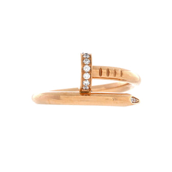 Cartier Juste un Clou Ring 18K Rose Gold and Diamonds