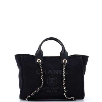 Chanel Deauville NM Tote Mixed Fibers Small