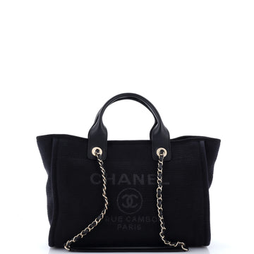 Chanel Deauville NM Tote Mixed Fibers Small