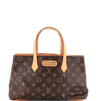 Louis Vuitton Wilshire Handbag Monogram Canvas PM