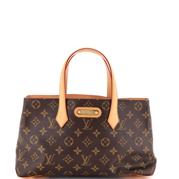 Louis Vuitton Wilshire Handbag Monogram Canvas PM
