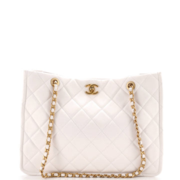 Chanel Sweet Classic Shopping Tote Quilted Caviar Large