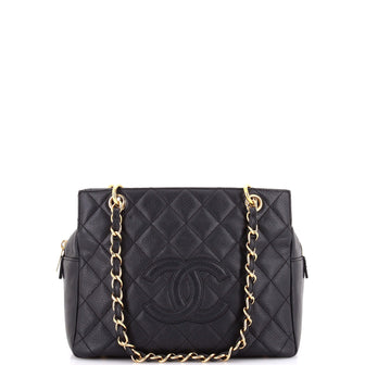 Chanel Petite Timeless Tote Quilted Caviar