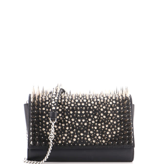 Christian Louboutin Paloma Clutch Spiked Leather