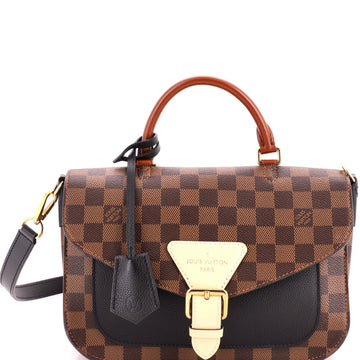 Louis Vuitton Beaumarchais Handbag Damier with Leather