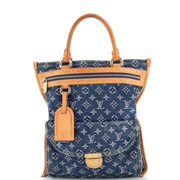 Louis Vuitton Sac Plat Bag Denim
