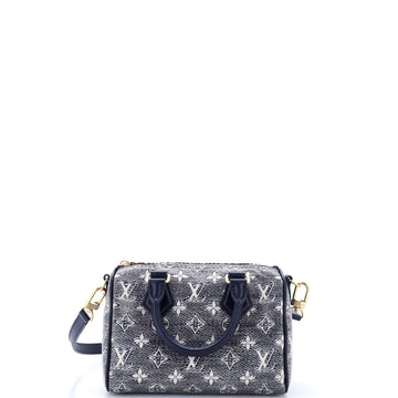 Louis Vuitton Speedy Bandouliere Bag Monoglam Jacquard Canvas 20