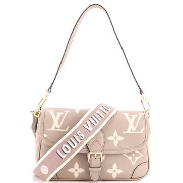 Louis Vuitton Diane NM Handbag Bicolor Monogram Empreinte Giant