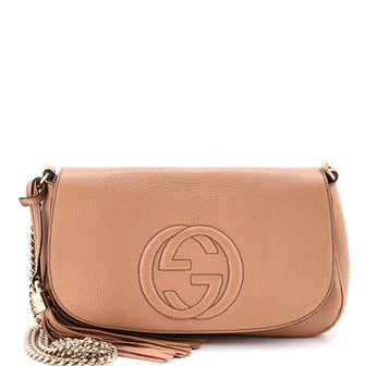 Gucci Soho Chain Crossbody Bag Leather Medium