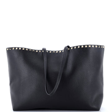 Valentino Garavani Rockstud Shopper Tote Leather Large