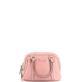 Gucci Convertible Dome Satchel Microguccissima Leather Mini