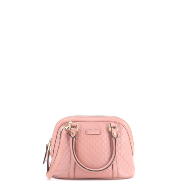 Gucci Convertible Dome Satchel Microguccissima Leather Mini