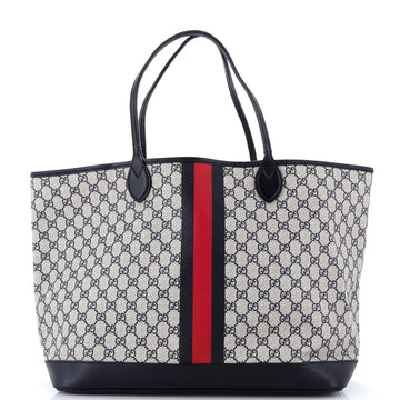 Gucci Ophidia Open Shopping Tote GG Coated Canvas Large