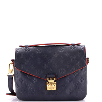 Louis Vuitton Pochette Metis Monogram Empreinte Leather East West