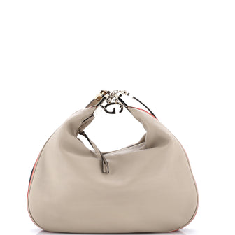 Gucci Attache Shoulder Bag Leather Large