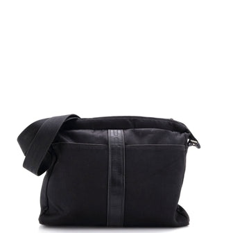 Hermes Acapulco Messenger Toile with Leather Large