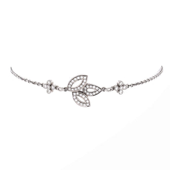 Harry Winston Lily Cluster Chain Bracelet Platinum with Diamonds