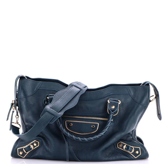 Balenciaga City Classic Metallic Edge Bag Leather Medium