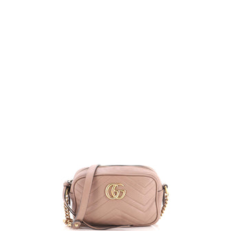 Gucci GG Marmont Shoulder Bag Matelasse Leather Mini