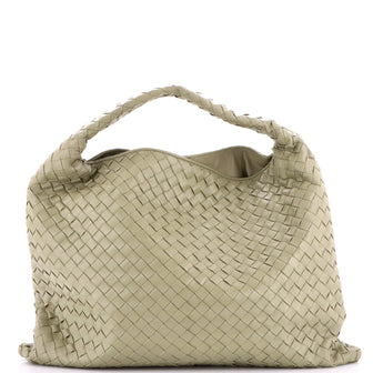Bottega Veneta Hop Hobo Intrecciato Leather Large