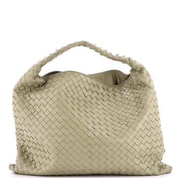 Bottega Veneta Hop Hobo Intrecciato Leather Large