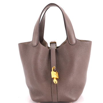 Hermes Picotin Lock Bag Clemence PM