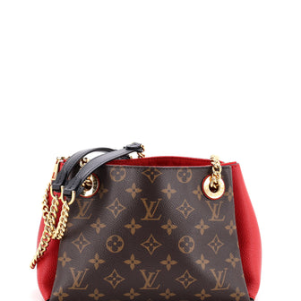 Louis Vuitton Surene Handbag Monogram Canvas with Leather BB