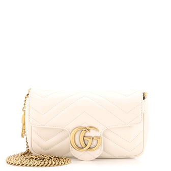 Gucci GG Marmont Flap Bag Matelasse Leather Super Mini