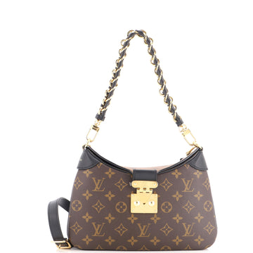 Louis Vuitton LV Twinny Handbag Monogram Canvas and Reverse Monogram Canvas with Leather