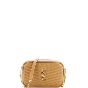 Saint Laurent Lou Camera Bag Matelasse Chevron Leather Mini