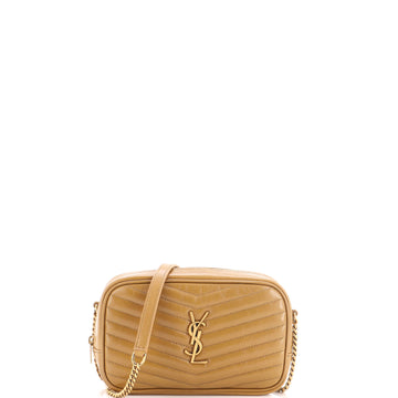 Saint Laurent Lou Camera Bag Matelasse Chevron Leather Mini
