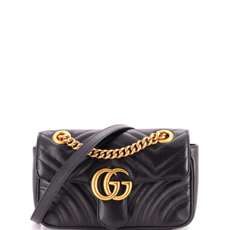 Gucci GG Marmont Flap Bag Matelasse Leather Mini