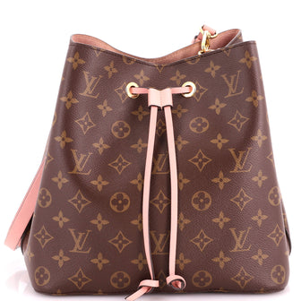 Louis Vuitton NeoNoe Handbag Monogram Canvas with Leather MM
