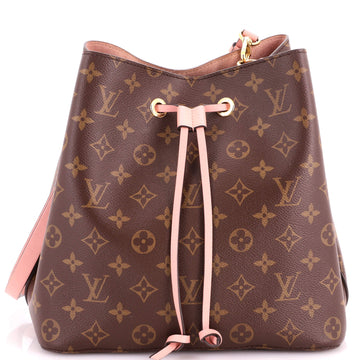 Louis Vuitton NeoNoe Handbag Monogram Canvas with Leather MM