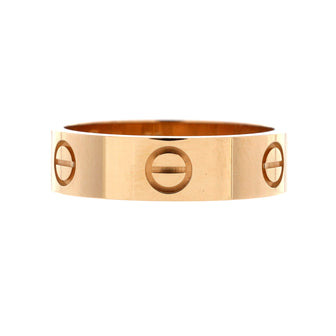Cartier Love Band Ring 18K Yellow Gold
