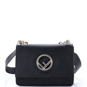Fendi Kan I F Shoulder Bag Leather Medium