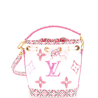 Louis Vuitton Noe NM Handbag By The Pool Monogram Watercolor Giant Nano