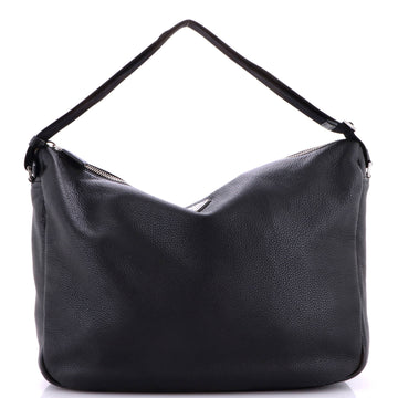 Prada Zip Shoulder Bag Vitello Daino Large