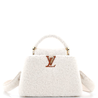 Louis Vuitton Capucines Bag Shearling BB