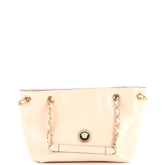 Versace Medusa Icon Chain Tote Leather Mini