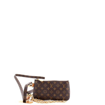 Louis Vuitton Phone Holder with Charms Monogram Canvas
