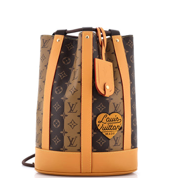 Louis Vuitton Nigo Randonnee Backpack Limited Edition Stripes Monogram Canvas